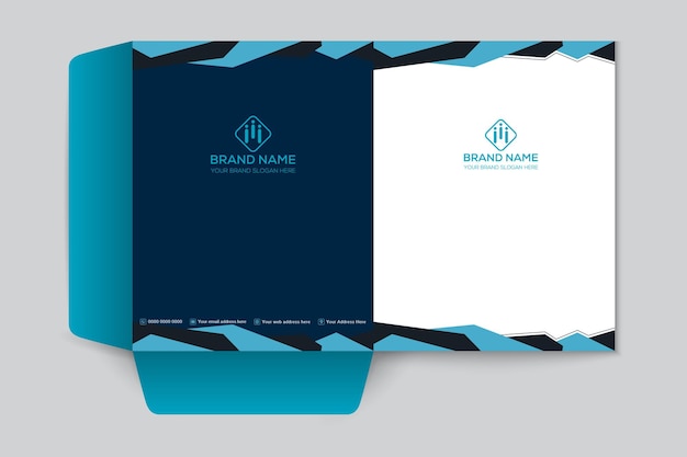 Diseño de plantilla de carpeta de presentación dental