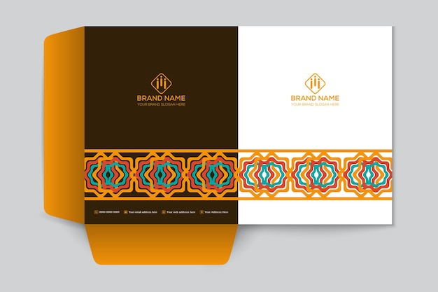 Diseño de la plantilla de la carpeta de presentación médica