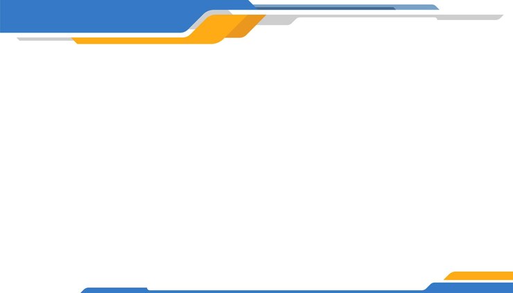 Vector diseño de plantilla de diseño moderno naranja y azul