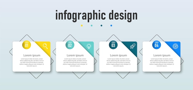 Diseño de plantilla de elemento de infografía