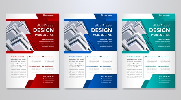 diseño de plantilla de folleto corporativo en A4 diseño editable para portada de empresa y folleto de empresa