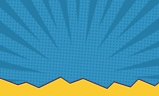 Diseño de plantilla de fondo abstracto cómico