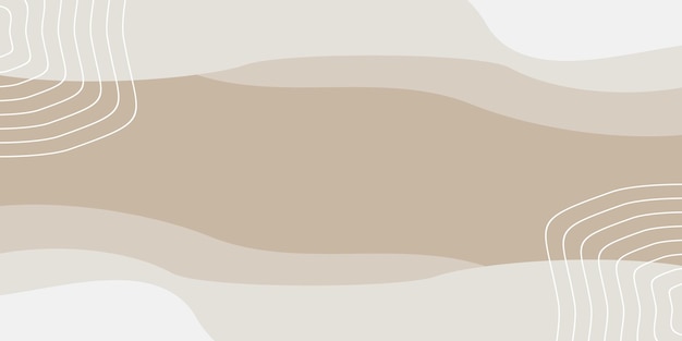 diseño de plantilla de fondo abstracto de estilo onda gris para carteles de banner en las redes sociales