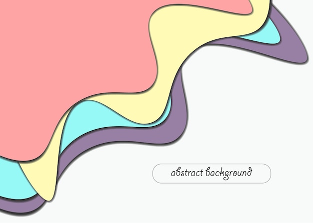diseño de plantilla de fondo abstracto sobre fondo blanco