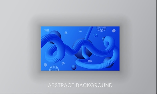 Diseño de plantilla de fondo fluido abstracto con bola
