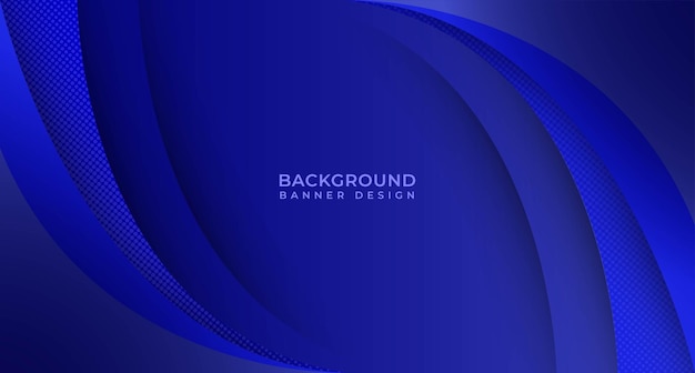diseño de plantilla de fondo de onda azul