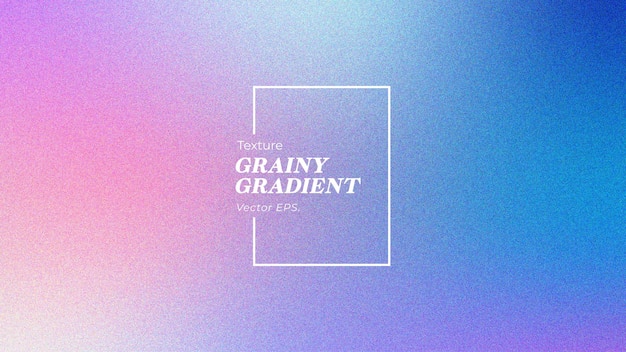 Diseño de plantilla de fondo de textura granulada con gradiente azul púrpura suave premium