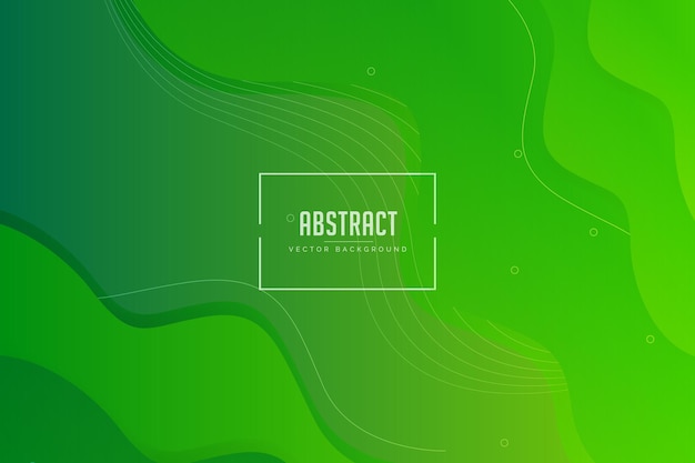 Diseño de plantilla de fondo verde abstracto