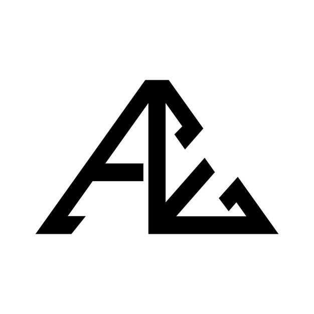 Diseño de plantilla de icono del logotipo de la letra AE