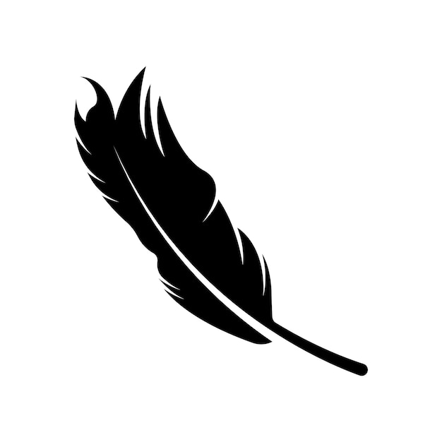 Diseño de plantilla de ilustración de stock del logotipo de Quill Pen
