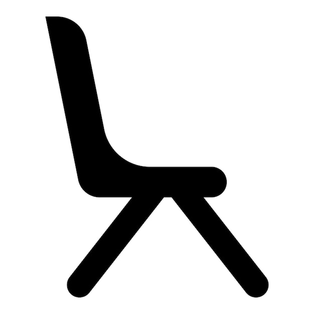 Diseño de plantilla de ilustración de vector de icono de logotipo de silla de oficina