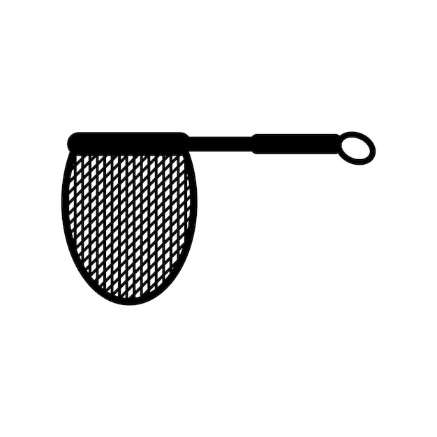 Diseño de plantilla de ilustración de vector de icono de red de pesca