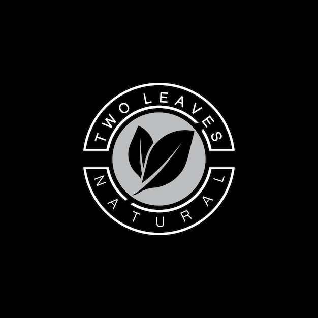 diseño de plantilla de ilustración vectorial del icono del logotipo de las hojas