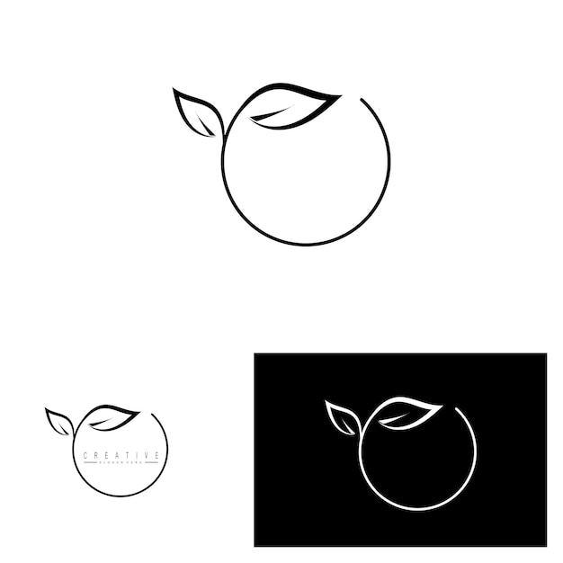 Diseño de plantilla de ilustración vectorial del icono del logotipo de Leaf