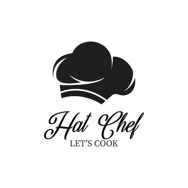 diseño de plantilla de ilustración vectorial del icono del sombrero del chef