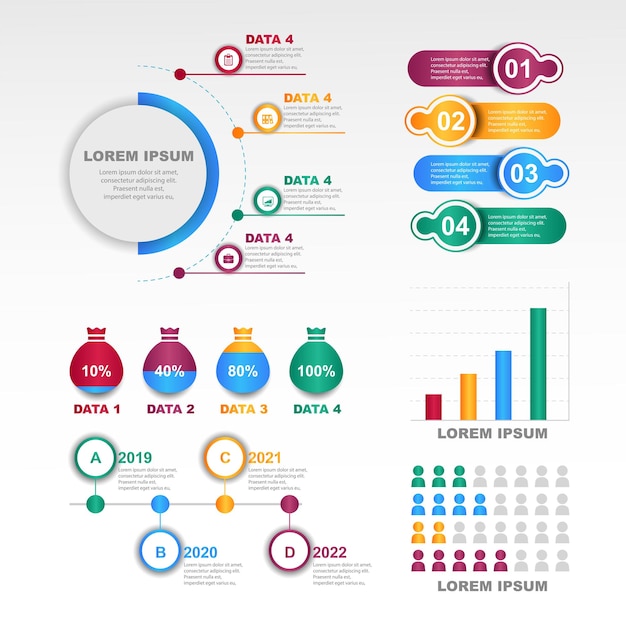 Diseño de plantilla de infografía