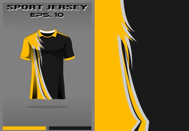 Diseño de plantilla de jersey deportivo de lujo