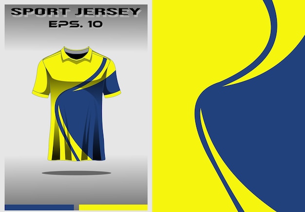 Diseño de plantilla de jersey de lujo