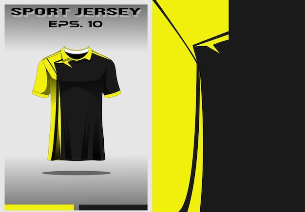 diseño de plantilla de jersey de lujo