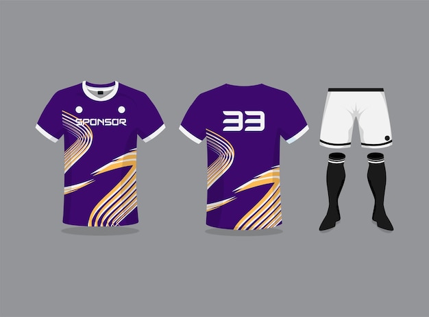 Diseño de plantilla de jersey