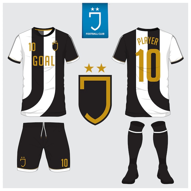 Vector diseño de plantilla de kit de fútbol jersey o fútbol