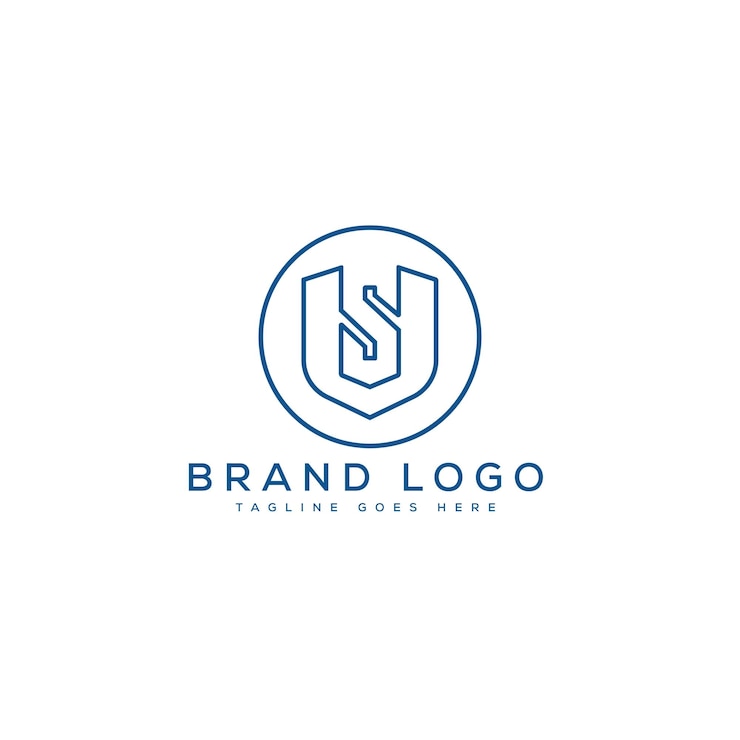 Vector diseño de la plantilla de letra vectorial del logotipo de los estados unidos para la marca