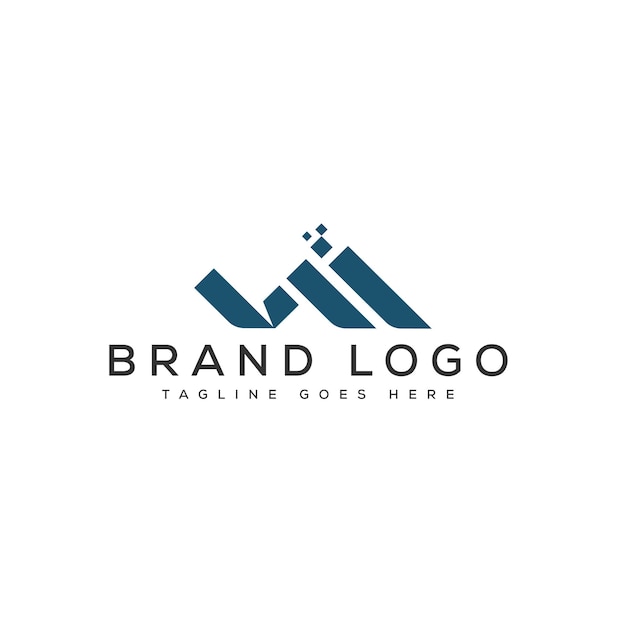 Diseño de la plantilla de letras vectorial del logotipo LM para la marca