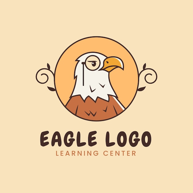 Vector diseño de plantilla de logotipo de águila