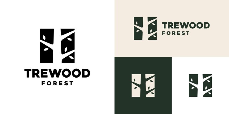Diseño de plantilla de logotipo de árbol abstracto Plan de jardín forestal Vector de símbolo de icono EPS 10