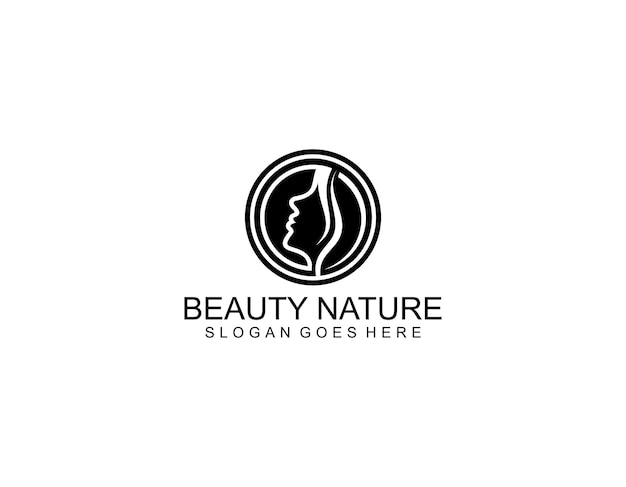 Diseño de plantilla de logotipo de belleza de lujo