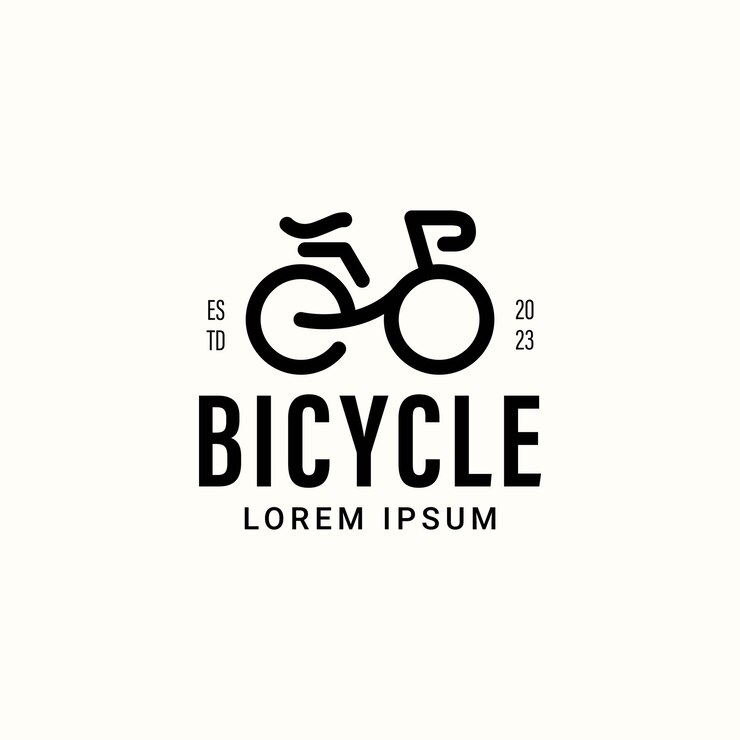 Vector diseño de plantilla de logotipo de bicicleta vectorial