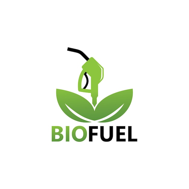 Diseño de plantilla de logotipo de biocombustible