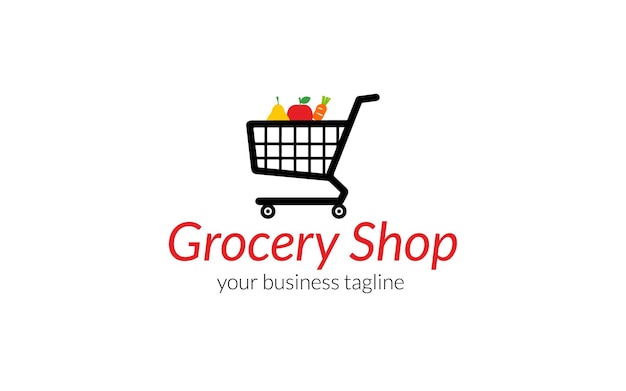 Diseño de plantilla de logotipo de comercio electrónico Logotipo de compras en línea