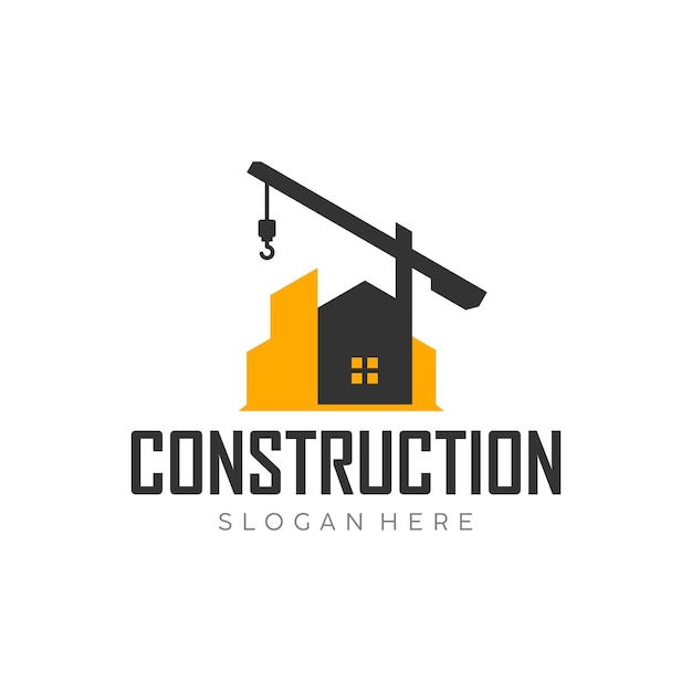 Diseño de plantilla de logotipo de construcción