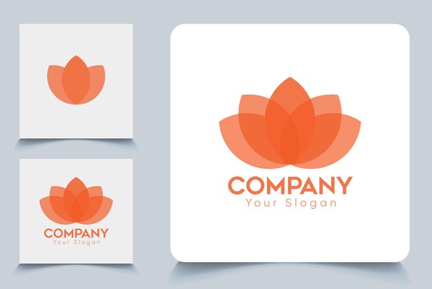 Diseño de plantilla de logotipo de empresa creativa con Vector Premium.