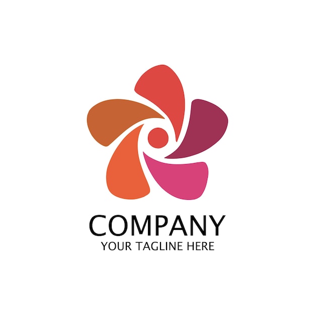 Diseño de plantilla de logotipo de empresa