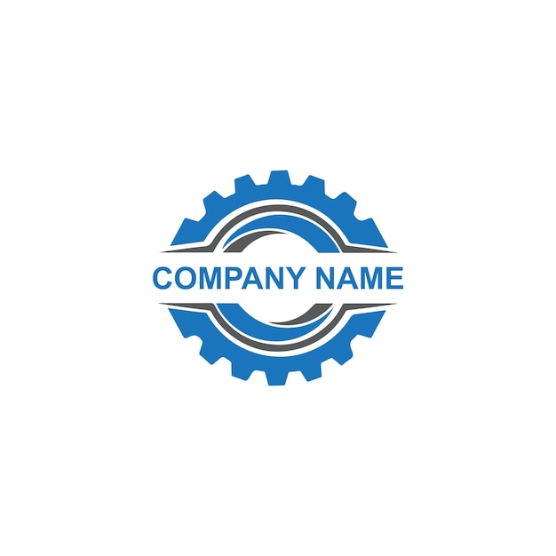 Diseño de plantilla de logotipo de engranaje automático automotriz