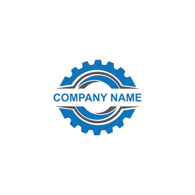 Diseño de plantilla de logotipo de engranaje automático automotriz