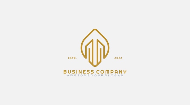 diseño de plantilla de logotipo. Flecha de finanzas de negocio abstracto