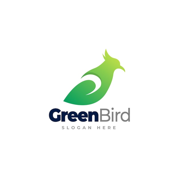 Diseño de plantilla de logotipo greenbird