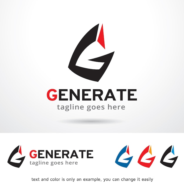 Diseño de plantilla del logotipo de la letra G