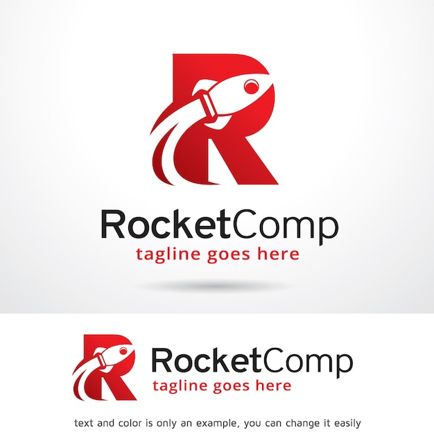 Diseño de la plantilla del logotipo de la letra R