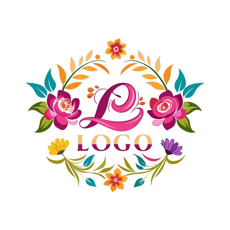 Vector diseño de la plantilla del logotipo ornamental