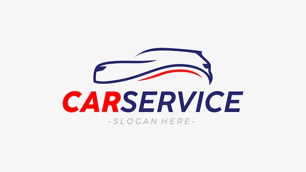 Diseño de plantilla de logotipo de servicio de automóviles