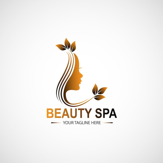 Diseño de plantilla de logotipo de spa de belleza