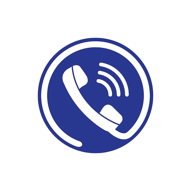 Diseño de plantilla de logotipo de teléfono