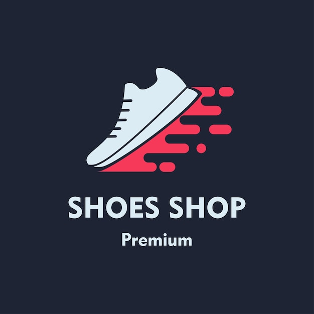 Diseño de plantilla de logotipo de tienda de zapatos