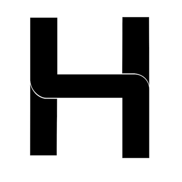 Diseño de la plantilla del logotipo Vector H