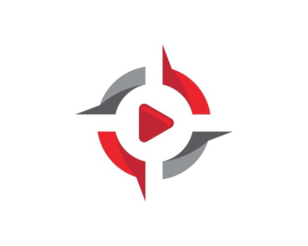 Diseño de plantilla de logotipo de vector de juego