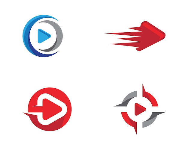 Diseño de plantilla de logotipo de vector de juego